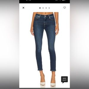 Blue wash denim. Rocket crop skinny. Citizens of Humanity jeans.